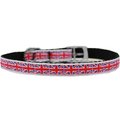 Petpal Tiled Union Jack UK Flag Nylon Dog Collar with Classic Buckle 0.37 in. - Size 16 PE955684
